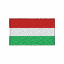 Hungary flag embroidered men's t-shirt