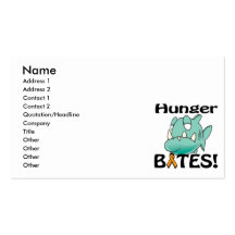 Hunger BITES Business Card Template