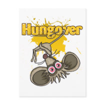 Hungover Mouse Postcard