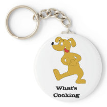 Hungry Cartoon Dog Key Chain