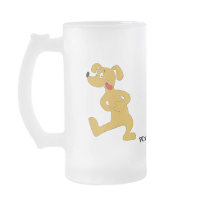 Hungry Cartoon Dog Coffee Mug