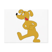Hungry Cartoon Dog Postcards