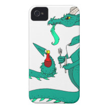 Hungry Dragon Case-Mate iPhone 4 Case