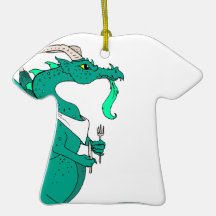Hungry Dragon Christmas Tree Ornament