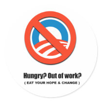 Hungry - Eat your hope and change Sticker