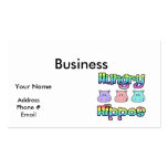 hungry  hippos business cards