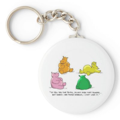 Hungry Hippos! - Keychain