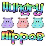 hungry  hippos photo cut outs