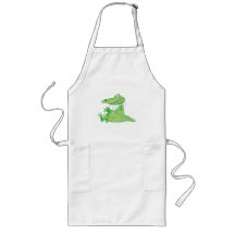 hungry hungry alligator apron