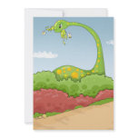 hungry hungry brontosaurus scene invitations