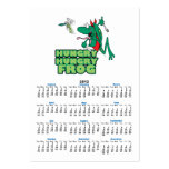 hungry hungry froggy frog animal cartoon business card