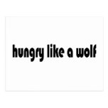 Hungry Like A Wolf Postcard