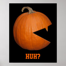 Hungry Pumpkin Poster
