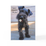 Hungry Puppy Valentine's Day Greeting  Card