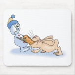 Hungry Rabbit mousepads