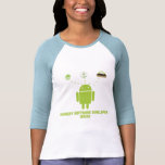 Hungry Software Developer Inside (Android) t-shirts