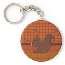 Hungry Squirrel Keychain