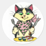 Hungry Sushi Cat Sticker