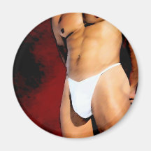 Hunk Fridge Magnets