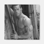 Hunk Square Magnet