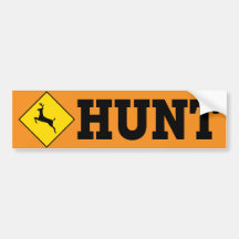 Hunt Bumper Stickers