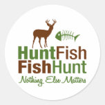 Hunt Fish Nothing Else Matters Stickers