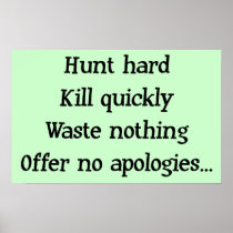 Hunt Hard Print