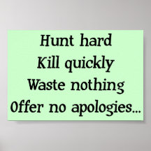 Hunt Hard Print