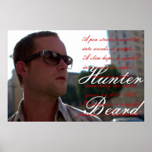 Hunter Beard Poster