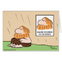 hunter gatherer month caveman cards