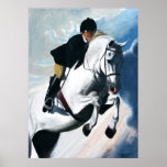 Hunter Jumper Acrylic Painting Posters