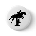 Hunter Jumper Horse & Rider buttons