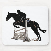 Hunter Jumper Horse & Rider Mousepad