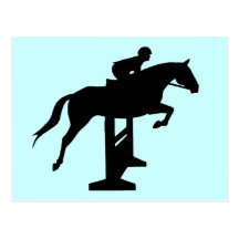 Hunter Jumper Horse & Rider Post Cards