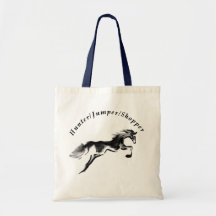 Hunter/Jumper/Shopper ~ Tote Bag