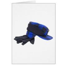 HunterCapGloves112409 Greeting Cards