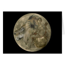 Hunter's Moon Greeting Card