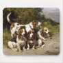 Hunting Dogs - Vintage Dog Art by de Penne Mouse Pads