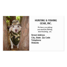 Hunting Guide/Gear Business Card