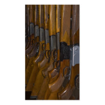 hunting guns business card