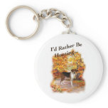 hunting hound dog key chain