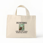 Hunting. How men with small penises feel macho. bags