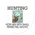 Hunting. How men with small penises feel macho.
