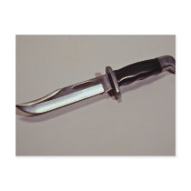 Hunting knife post cards
