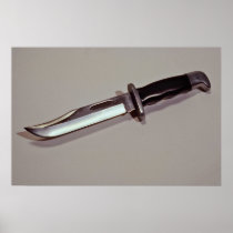 Hunting knife print