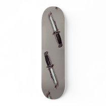 Hunting knife skateboard decks
