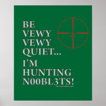 Hunting n00bl3ts poster