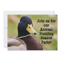 Hunting Season Duck Invitation