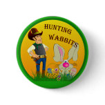 Hunting Wabbits Easter Button
