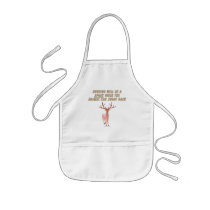 Hunting will be a sport when the animal can shoot aprons
